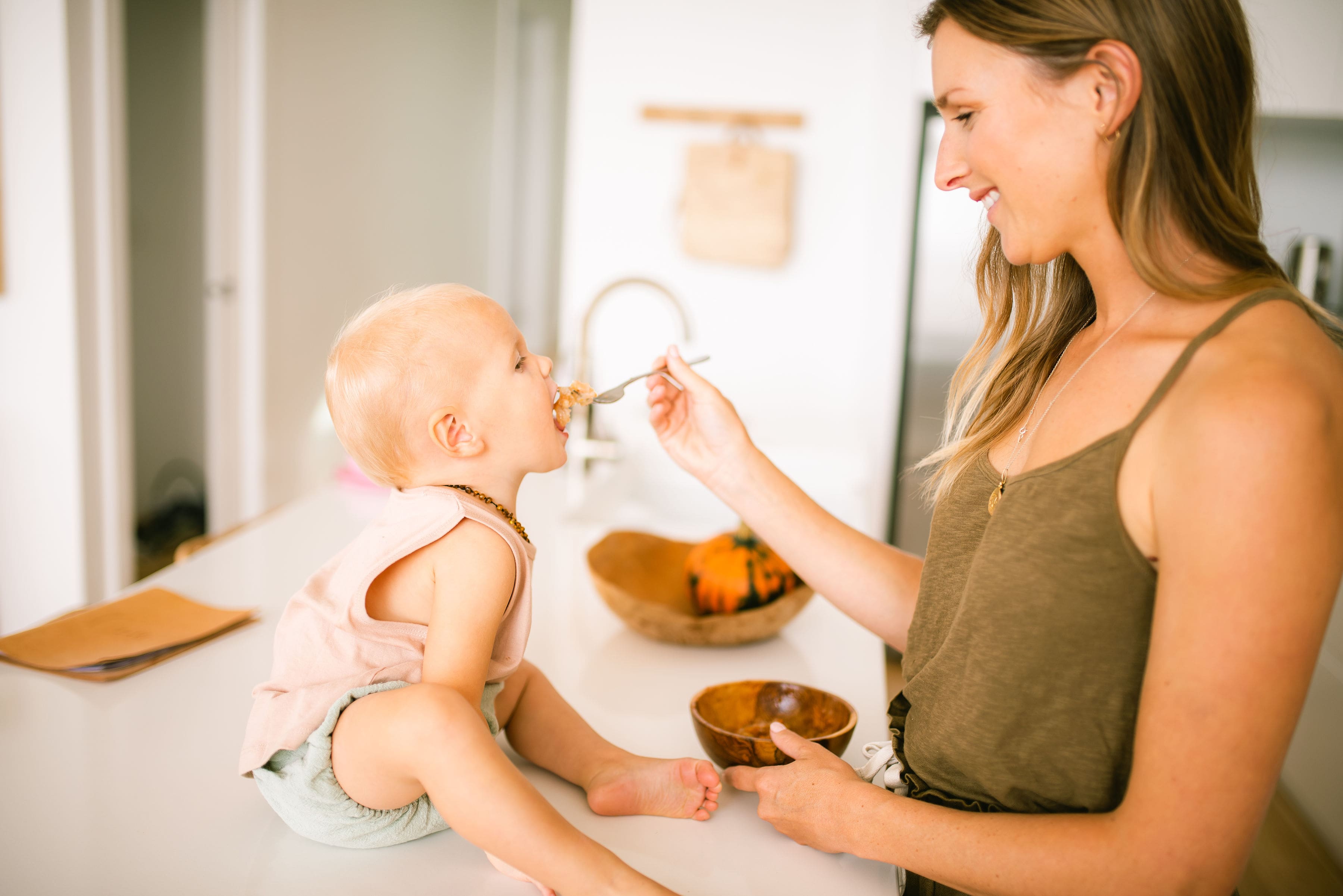 first foods with boob to food